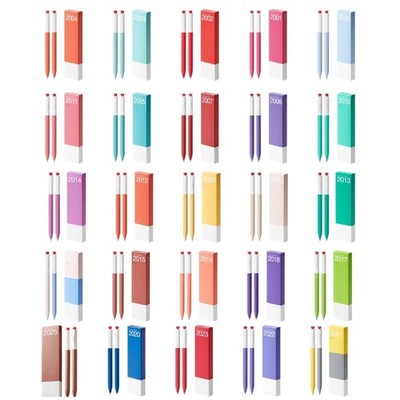 2 Pcs Neutral Pen Writing Pen Love Heart Gel Pen Stationery Pen Gel Ink Pen