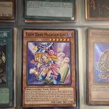 Konami Yu-Gi-Oh Toon Dark Magician Girl DPBC-EN004 Rare 1st Ed 2000/1700