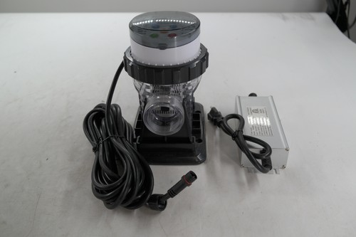 EcoSplash Salt Chlorinator ES-AGS515-M 120V 92W Pool System Black Clear