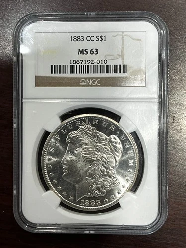 1883-CC NGC MS63 Carson City Morgan Dollar
