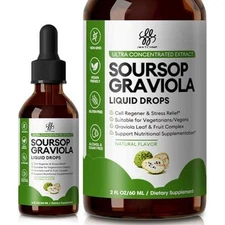 iMATCHME Soursop Graviola Liquid Drop for Cell Support and Regeneration, Immune