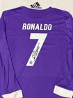 Cristiano Ronaldo Signed Real Madrid Pro Style Soccer Jersey with COA