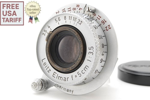Rote Waage! [Near MINT] Leica Leitz Elmar 5cm 50mm f/3.5 Lens L39 Ltm Screw Mount - Bild 1 von 24