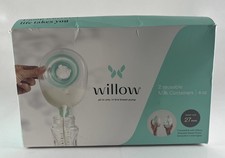 Willow Reusable Milk Containers 27mm 4oz Pack of 2 Generation 2 And Higher