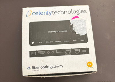 Celerity Technologies FOG-RXCB Fiber Optics Gateway Control Box - BRAND NEW