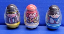 Vintage 1974 Playskool Weebles Western Ranch Lot Cowboy, Cowgirl Indian Hasbro
