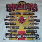 Vintage 1996 NBA Finals 6 Times Champs Chicago Bulls Caricature Shirt Size XL — photo 6