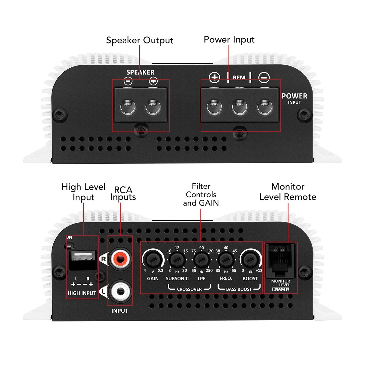 US SELLER] Taramps BASS 400 2 Ohms Amp Compact Car Audio Amplifier