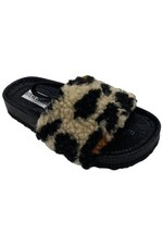 Steve Madden Kid's Girl Shear Slide Sandals Leopard