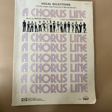 A CHORUS LINE Vocal Selections Songbook Musical Selections Soft Cover 70 s