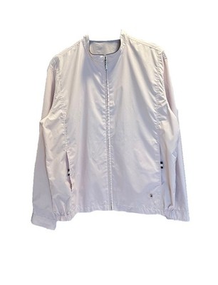 Men s Phil Green Light Beige Rain Jacket Large Size Made In Italy ￼