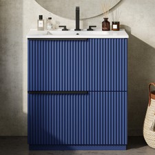 Christopher Knight Home - Quintillian 30" Bathroom Vanity with Ceramic Sink...