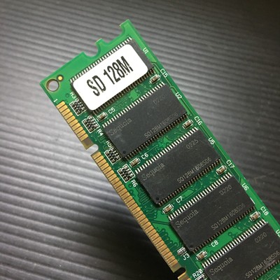 Vintage Early Sequoia SDRAM SD 128MB 168Pin DIMM SQ128M1608SD6  RAM Memory Stick