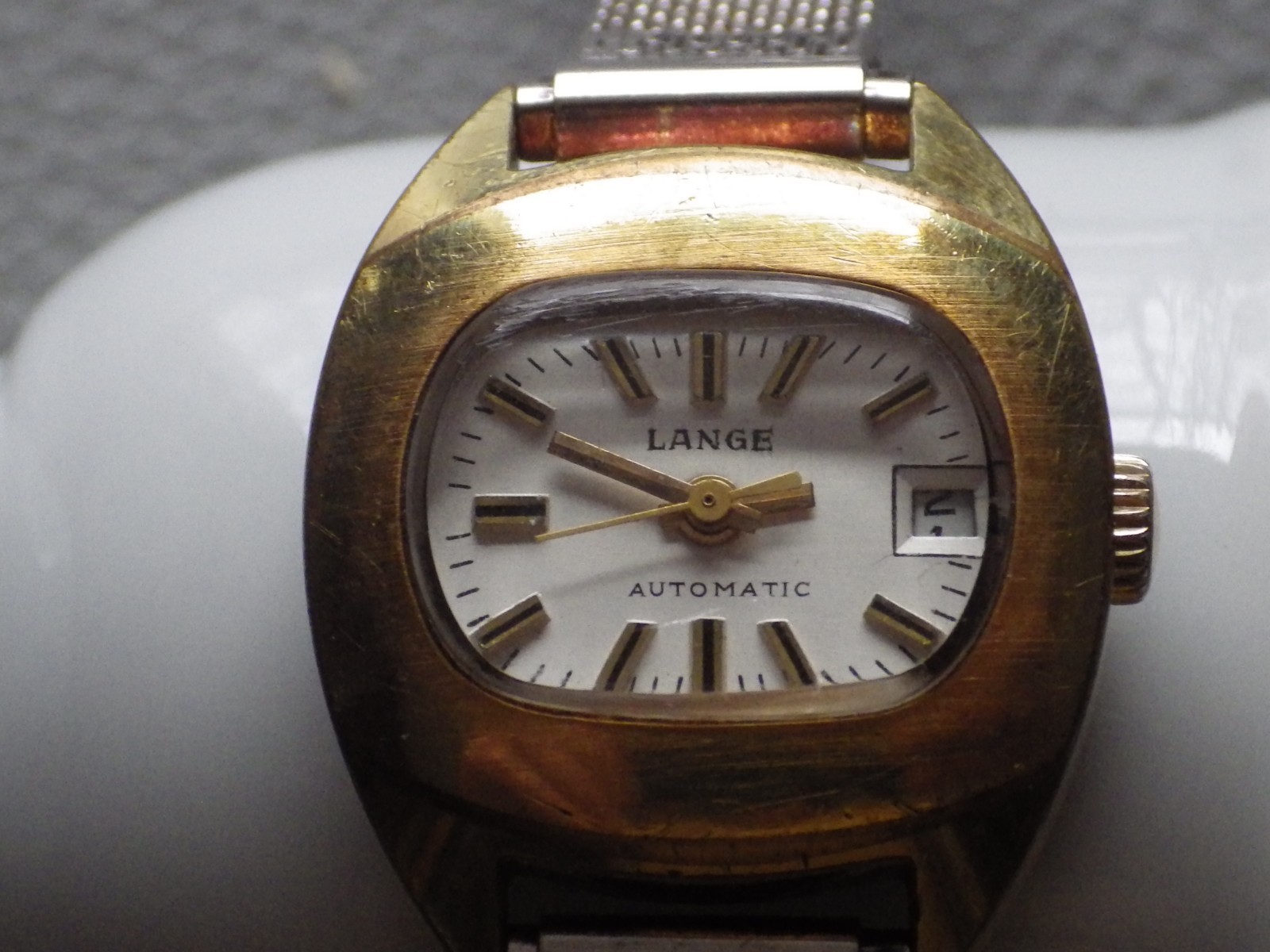 Rarität  A. Lange   Glashütte - Pforzheim..Automatikuhr..Läuft