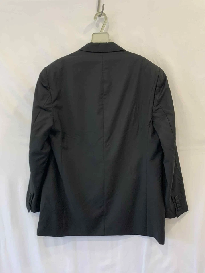 Chaqueta Blazer Martin Greenfield Negra A Medida a Mano 44R Forro Púrpura EE. UU. #25 Foto 2 de 4