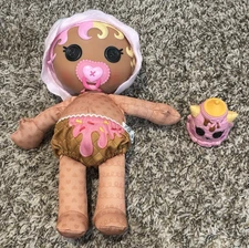 MGA 2013 LALALOOPSY BABIES SCOOPS WAFFLE CONE 10" DOLL WITH PET BOTTLE