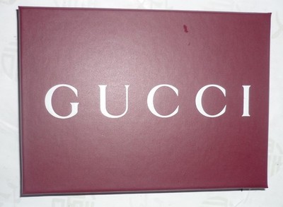 Gucci Empty Burgundy Storage Packaging Gift Box - 6 X 4.25 X0.75
