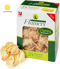Firelighters - 24 Units Natural Fire Lighters for Wood Burner Firepit B 0.49 per lighter
