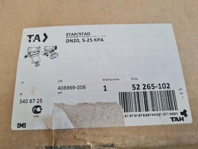 IMI TA Differenzdruckregler Ventil DN 20