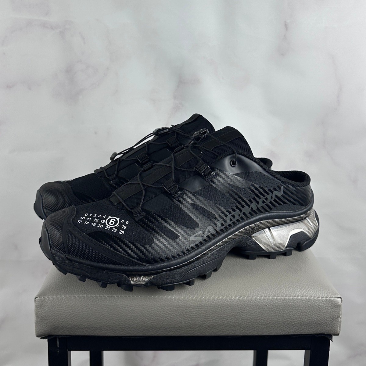 Maison Margiela MM6 x Salomon XT-4 Mule Black Size 12 NWT Slip-On 