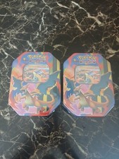 Pokemon Mega Charizard X Y EX Tins Sealed SET OF 2 Ascended Heroes Release Day