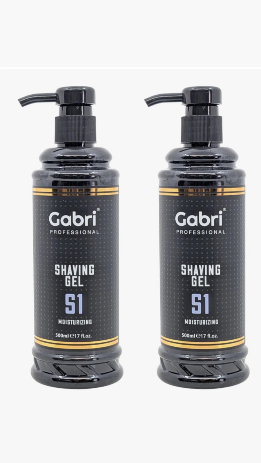 Gabri Professional - Moisturizing Shaving Gel S1 500ml X 2