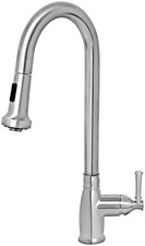 Whitehaus WHS6800-PDK Waterhaus 1.5 GPM 1 Hole Pull Down Kitchen - Stainless