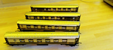 HORNBY PULLMAN COACHES CHLORIA, AURELIA, CAR NO 27, CAR NO 54 SILVER ROOFS