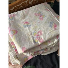 POTTERY BARN KIDS butterfly twin sheet set