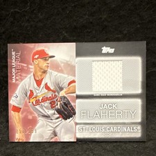 Topps 2020 Major League Material Jack Flaherty #MLM-JF Black /199 Cardinals Card
