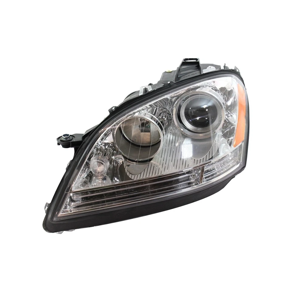 Headlight Set For 2006-2007 Mercedes Benz ML350 ML500 ML320 ML63 AMG With Bulbs - Image 2 of 4