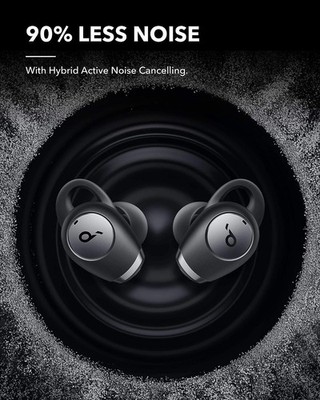 Soundcore by Anker Life A2 NC Multi-Mode Noise Cancelling Wireless -  BLACK