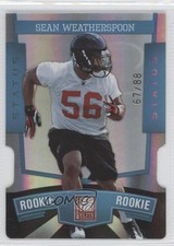 2010 Donruss Elite Rookie Light Blue Status Die-Cut 67/88 Sean Weatherspoon 0f8
