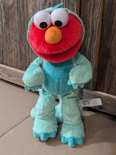 Sesame Street Dino Stomp Elmo 13-Inch Plush Stuffed Animal Sings/Dances SEE PICS