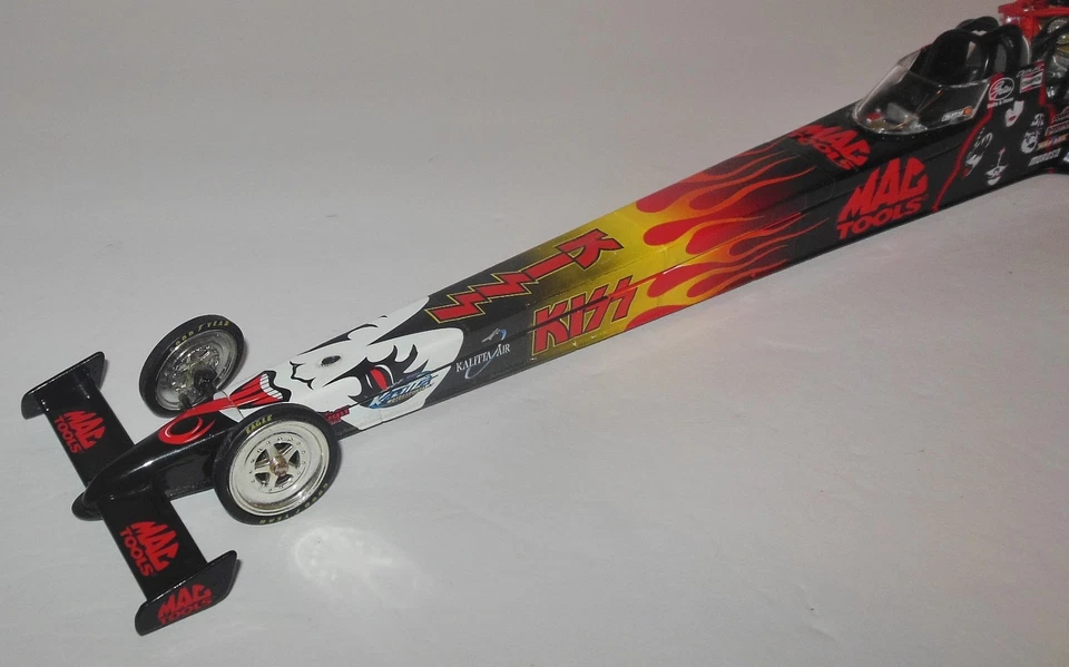 2001 Action Doug Kalitta Mac инструменты / Kiss рок-группа 1:24 драгстер Бесплатная доставка - Изображение 4 из 4