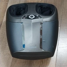 Nekteck Foot Massager with Heat Therapy, Deep Kneading & Air Massage - Black