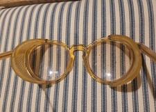 Vintage Willson  Folding Hinged Safety Glasses Mesh Aviation Steampunk USA