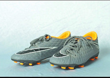 Nike Hypervenom Soccer Cleats - Gray Main Col...