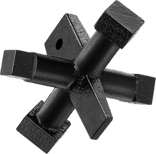 6 Sided Plumbing Cleanout Plug Wrench, Easy to Install and Remove Threaded Drum
