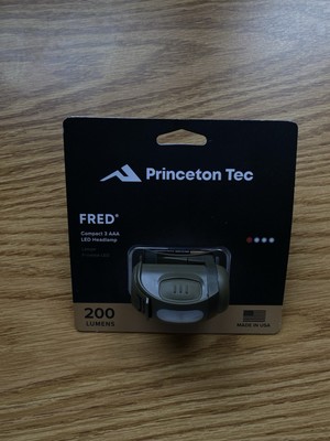 1 NEW Princeton Tec FRED LED Headlamp w/Batteries O.D. Green FREE SHIPPING