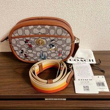 Coach Disney 50th Anniversary Mickey Mouse Embroidered Leather Camera Bag