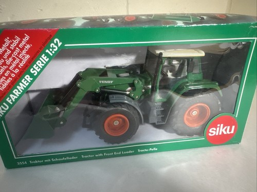 Siku Farmer 1:32 3554 Fendt Vario Tractor Front Loader Shovel Boxed Farm Model - Picture 2 of 7