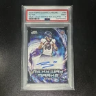 2024 Topps Cosmic Chrome Bo Nix Milky Way Marks Black Eclipse Auto /10 SP PSA 9