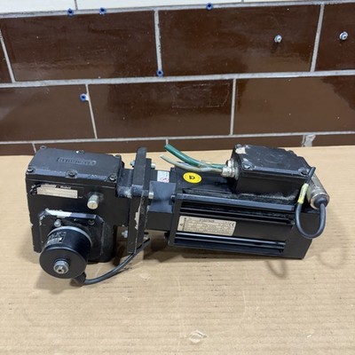 Baumuller DSG 45-L Servo Motor & Wittmann Gearbox S50 FI 2.3kW 540V 6000RPM