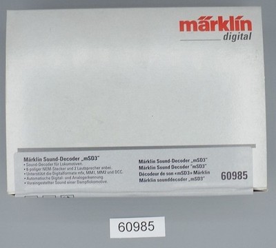 Märklin 60985 Lok-Decoder mSD3 mit Kabelbaum NEU in OVP