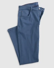 johnnie-O Newport 5-Pocket Cotton Pants Blue Size 34x32