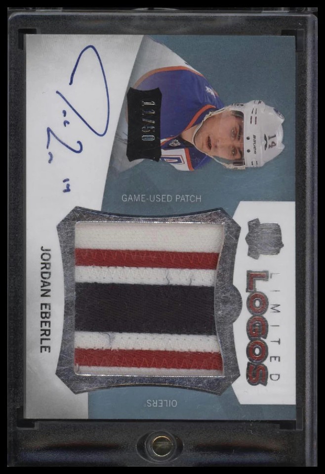 2012-13 Upper Deck The Cup Limited Logos AU Jordan Eberle /50 AU #LL-JE
