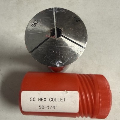 Value Collection 1/4'' 5C Hex Collet 3.28'' Overall Length, 1.041-24 Internal T...
