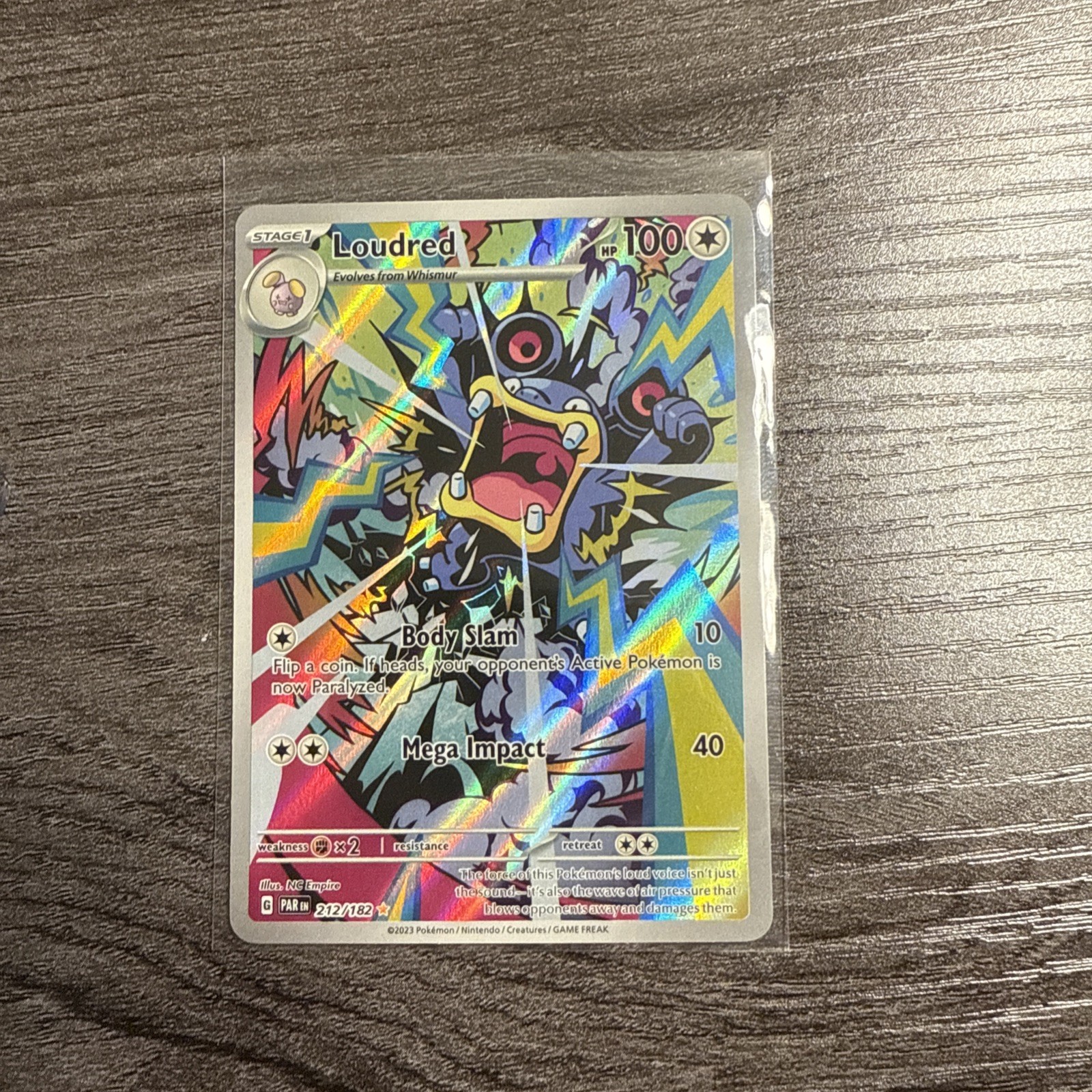 Loudred 212/182 SV04: Paradox Rift Holo