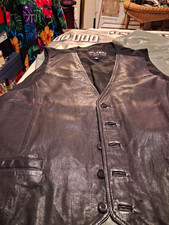 Wilson Leather Vest Men